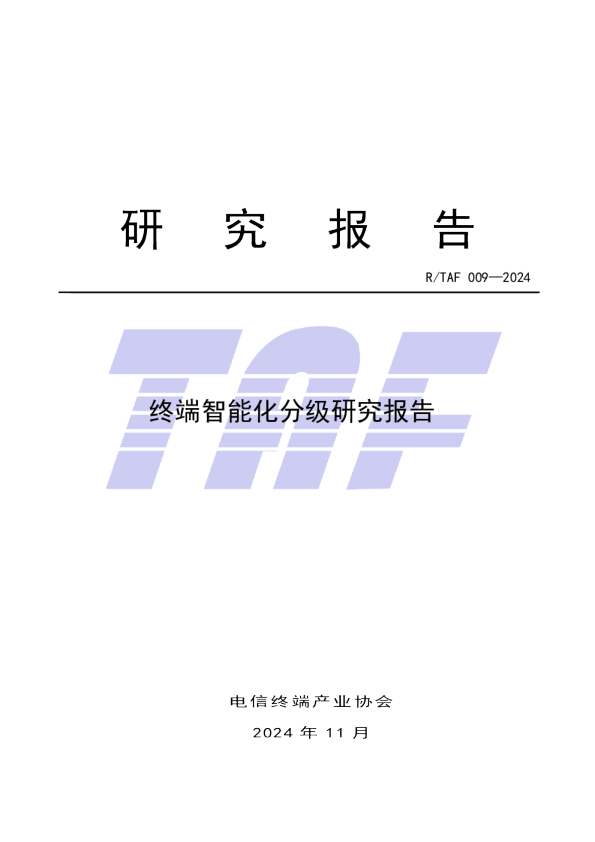 2024年终端智能化分级研究报告
