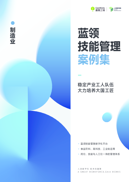 蓝领技能管理案例集