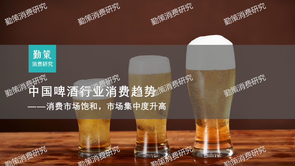 中国啤酒行业消费研究报告