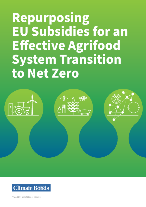 重新利用欧盟补贴，实现有效的农产品体系向净零过渡