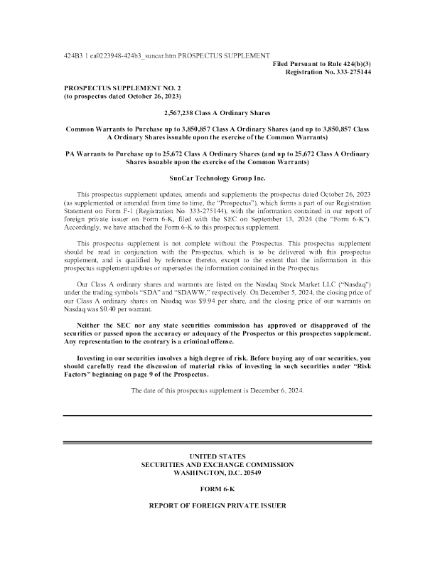 盛大科技美股招股说明书(2024-12-06版)