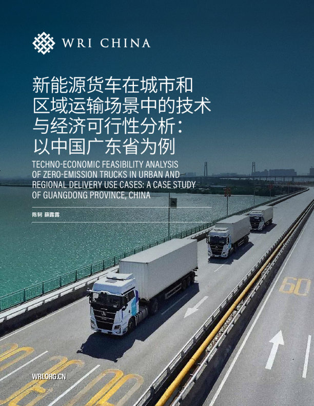 2024新能源货车在城市和区域运输场景中的技术与经济可行性分析：以中国广东省为例