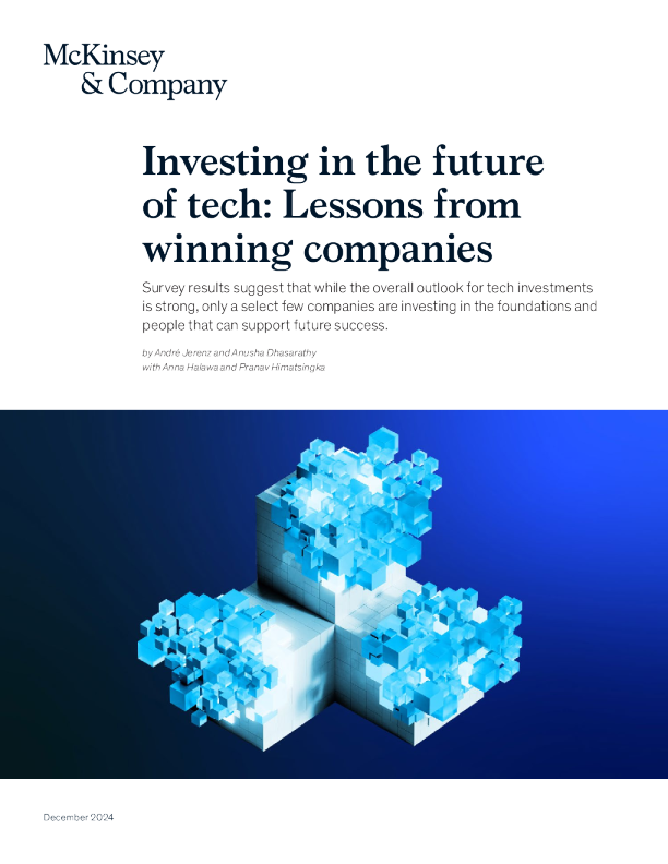 投资技术的未来 ： 获奖公司的经验教训