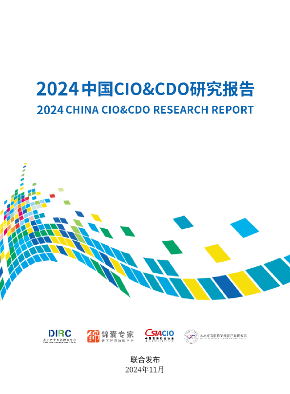 2024中国CIO&CDO研究报告