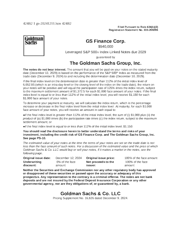 高盛美股招股说明书(2024-12-11版)