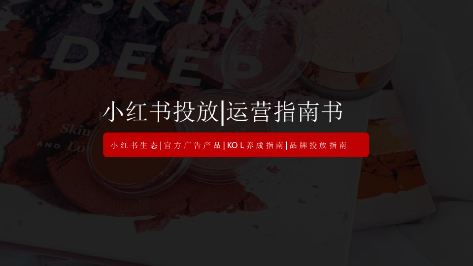 2020年小红书运营投放指南策划营销方案