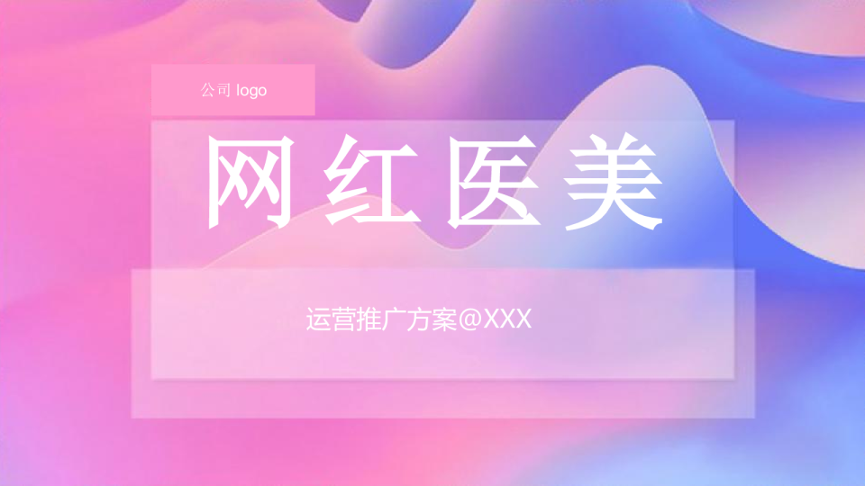 网红电商医美行业运营推广方案