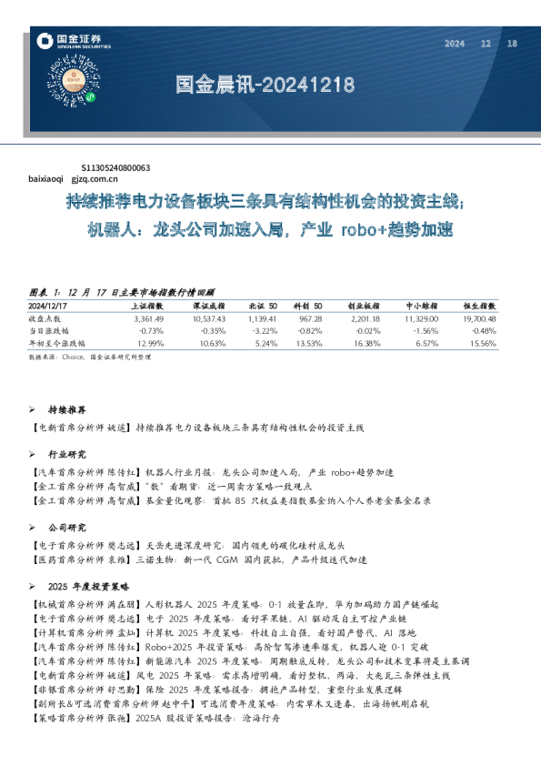 国金晨讯