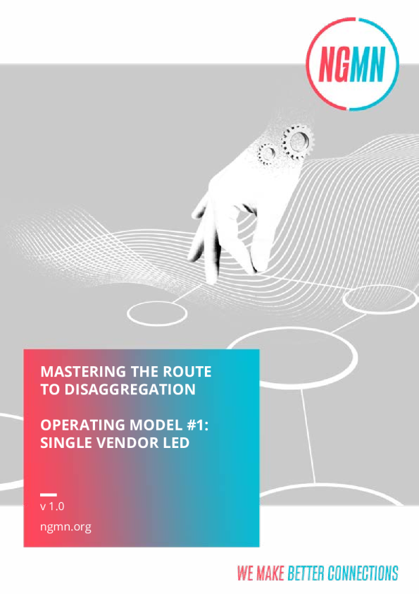 运营模型 # 1 - 单一供应商 Led