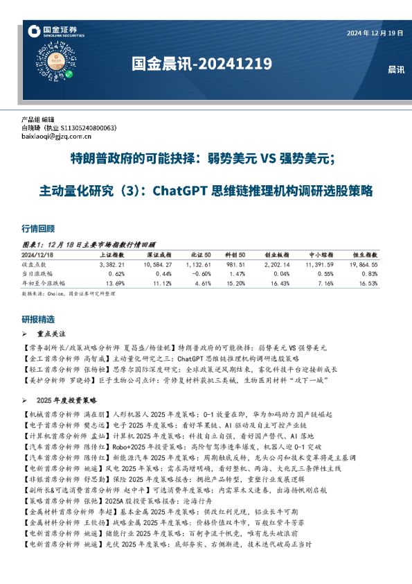 国金晨讯