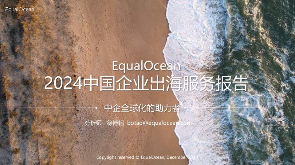 2024中国企业出海服务报告