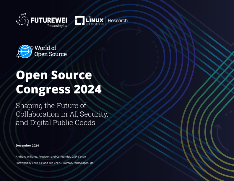 2024年世界开源大会报告塑造人工智能安全和数字公共产品合作的未来