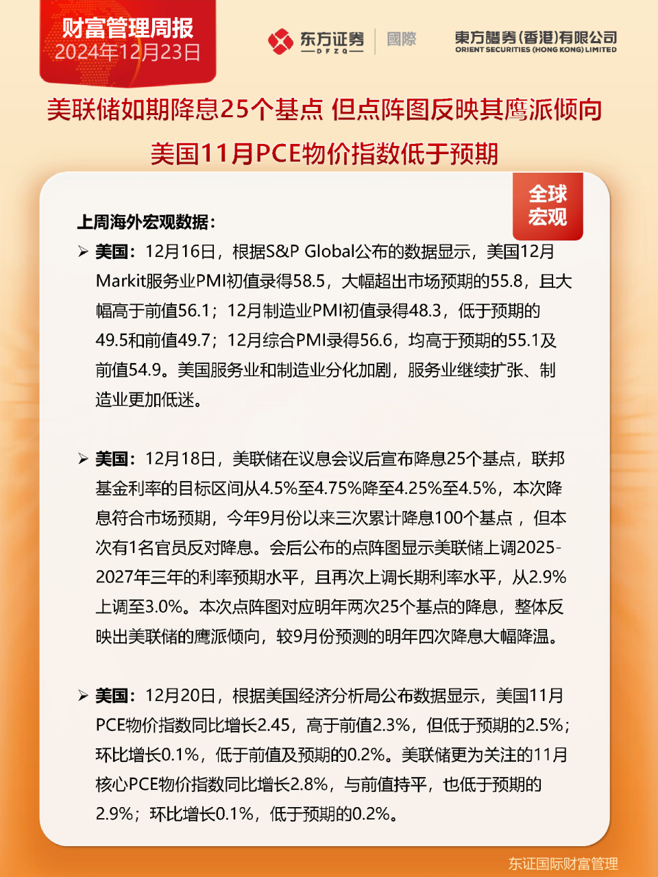 财富管理周报