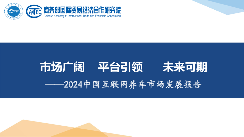 2024中国互联网养车市场发展报告
