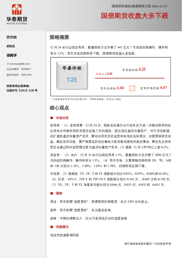 国债期货日报:国债期货收盘大多下跌