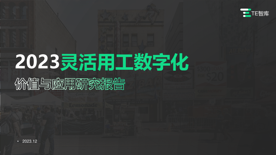 2023灵活用工数字化价值与应用研究报告