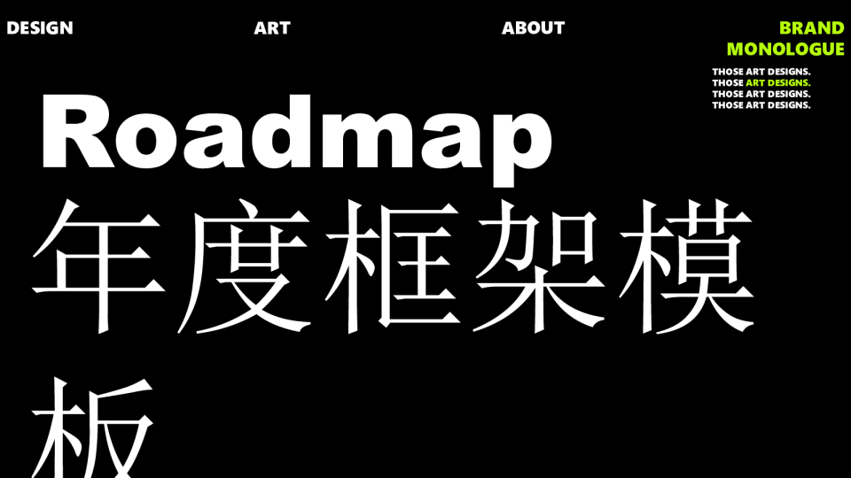【营销星球】年度规划roadmap模板