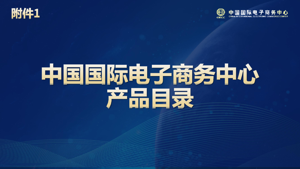 中国国际电子商务中心产品目录