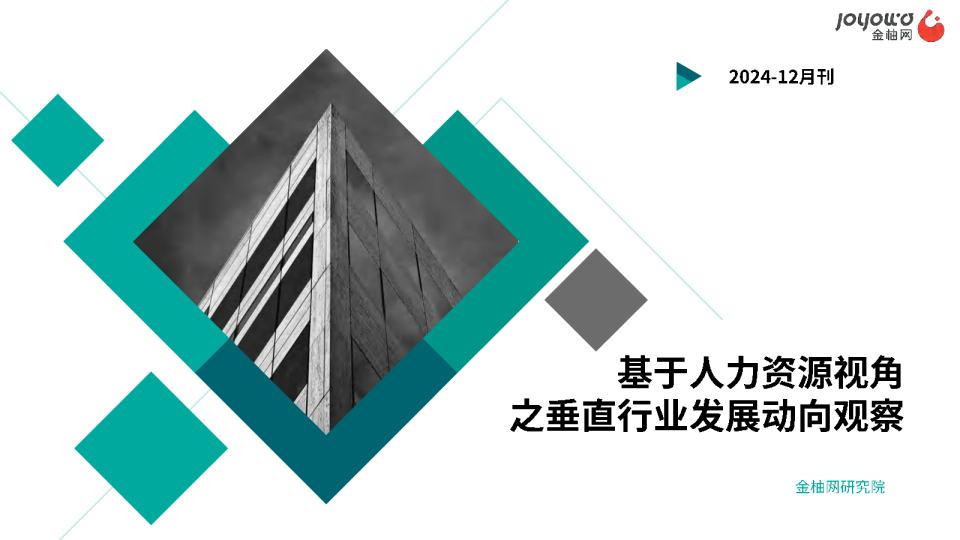 基于人力资源视角之垂直行业发展动向观察2024-12月刊