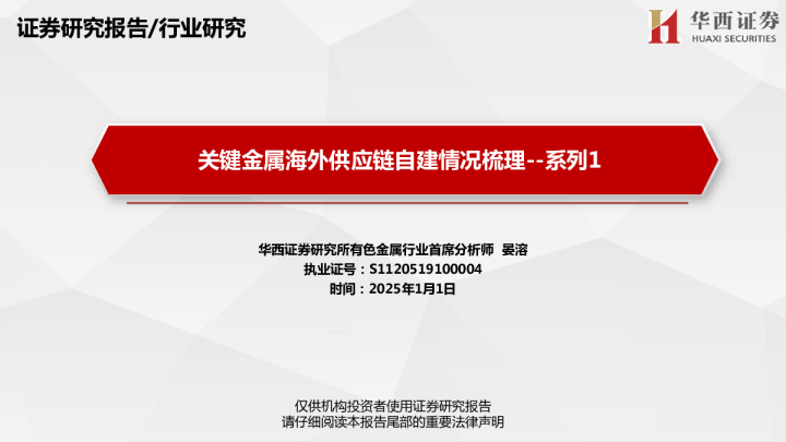 关键金属海外供应链自建情况梳理报告:锑、钨、锗、镓