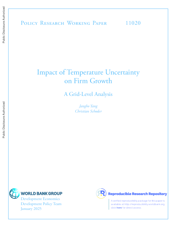 温度不确定性对企业成长的影响