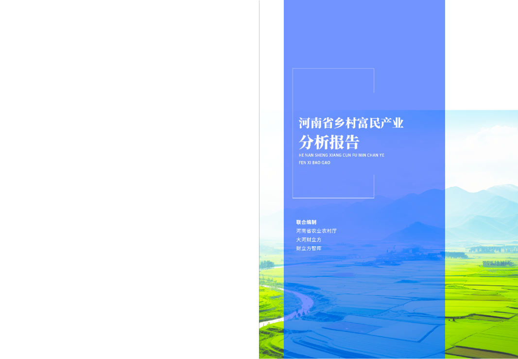 河南省乡村富民产业分析报告
