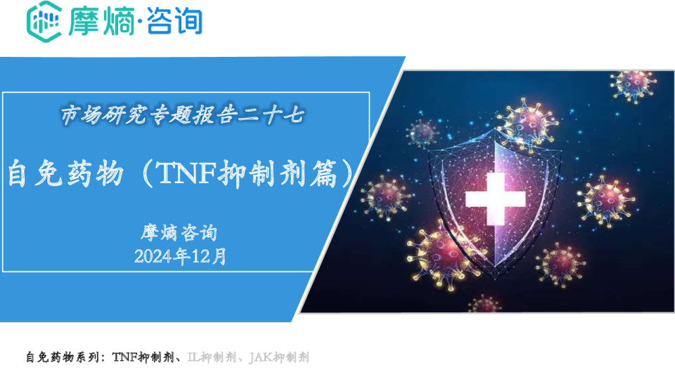 自免药物（TNF-α）市场研究专题报告