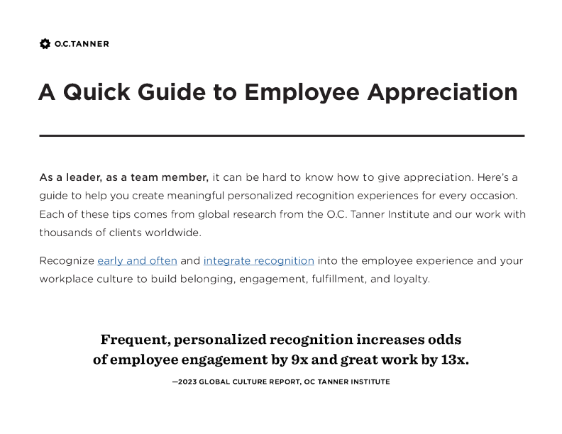 您的 2025 年给予有目的的员工赞赏指南