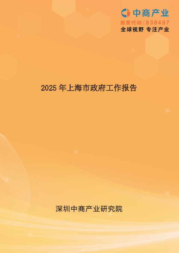 2025年上海市政府工作报告（全文）