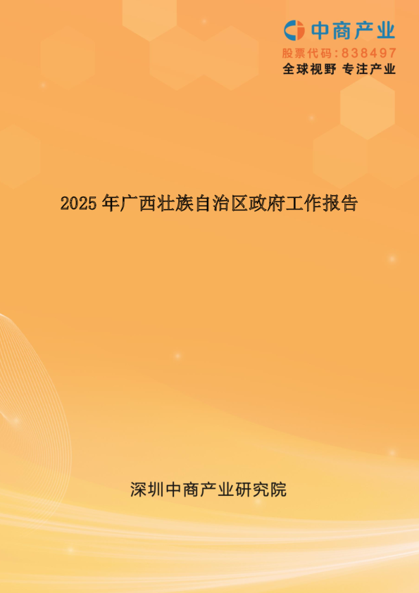 2025年广西壮族自治区政府工作报告（全文）