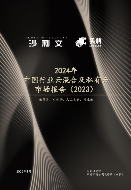2024年中国行业云混合及私有云市场报告