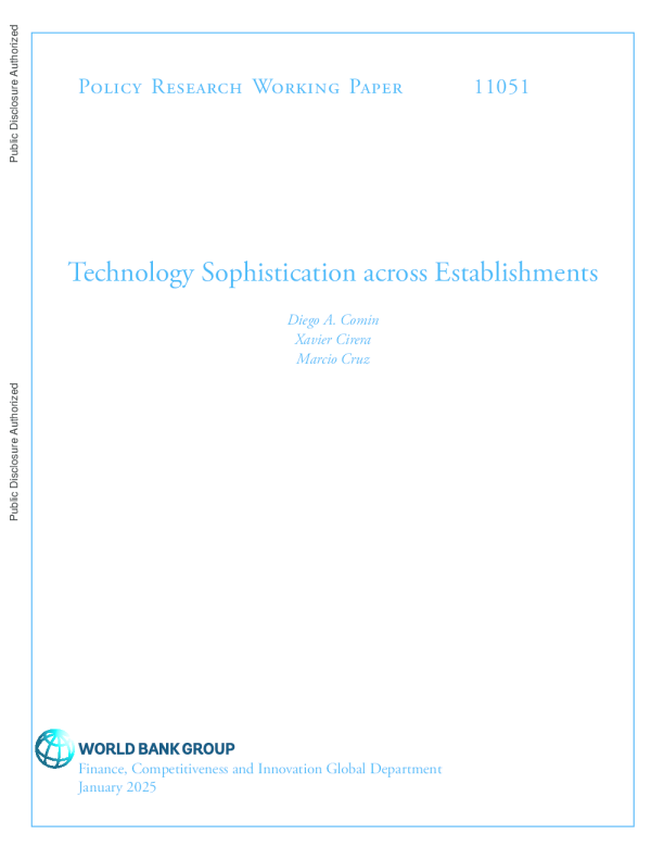 Technology Sophistication across Establishments