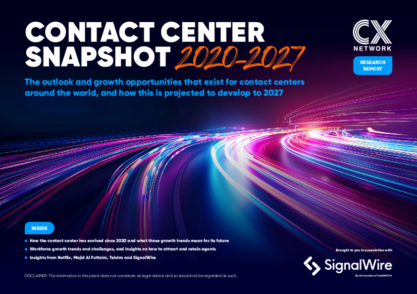 联络中心快照 2020 - 2027