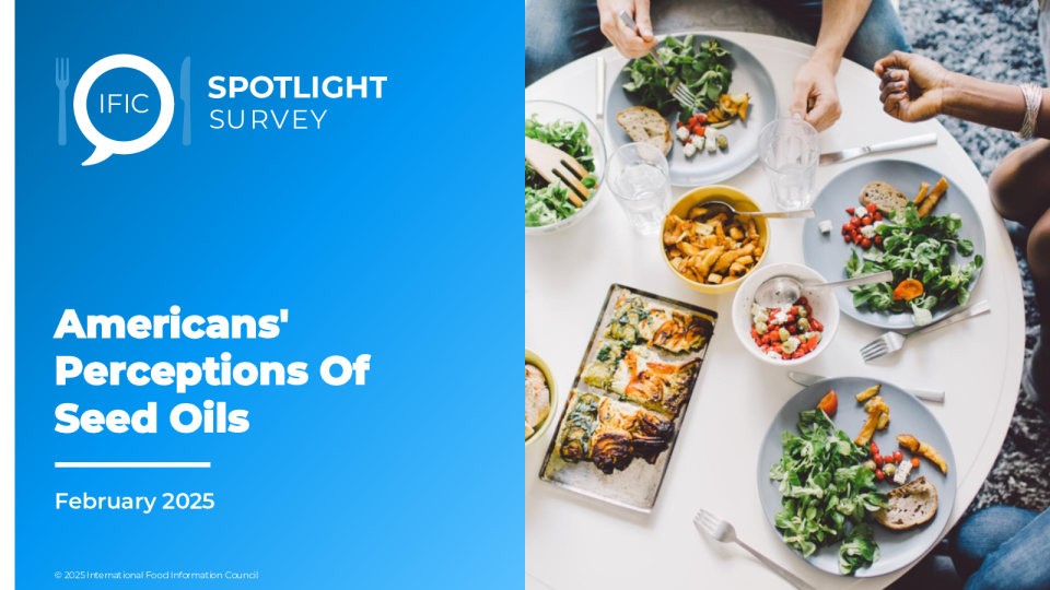 IFIC 聚焦调查 ： 美国人对种子油的看法