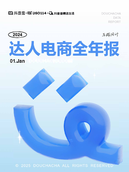 2024达人电商全年报-与辉同行