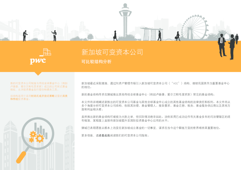 新加坡可变资本公司制度分析
