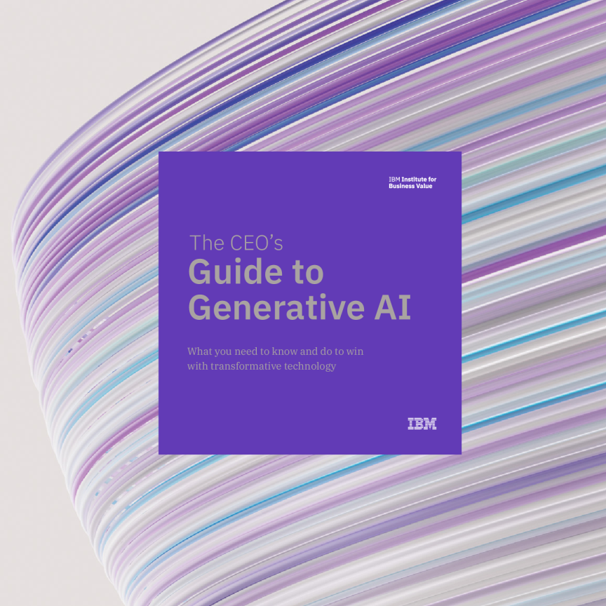 The CEO’s Guide to Generative AI
