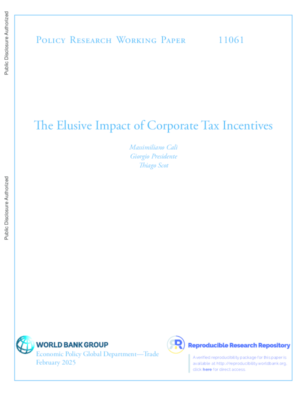 The Elusive Impact of Corporate Tax Incentives