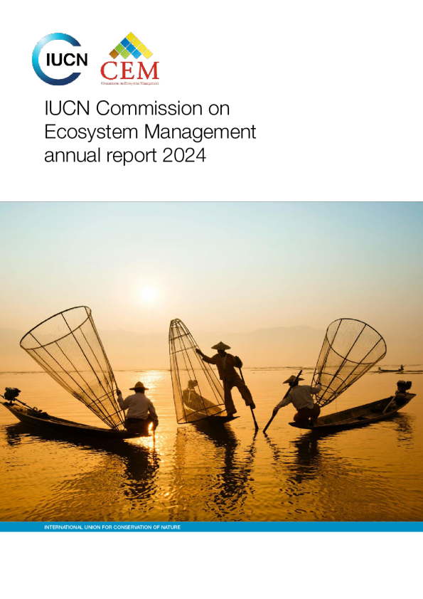 IUCN国际自然保护联盟生态系统管理委员会2024年年度报告