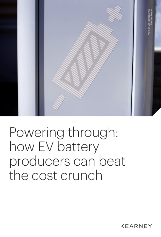 供电：电动汽车电池生产商如何应对成本紧缩