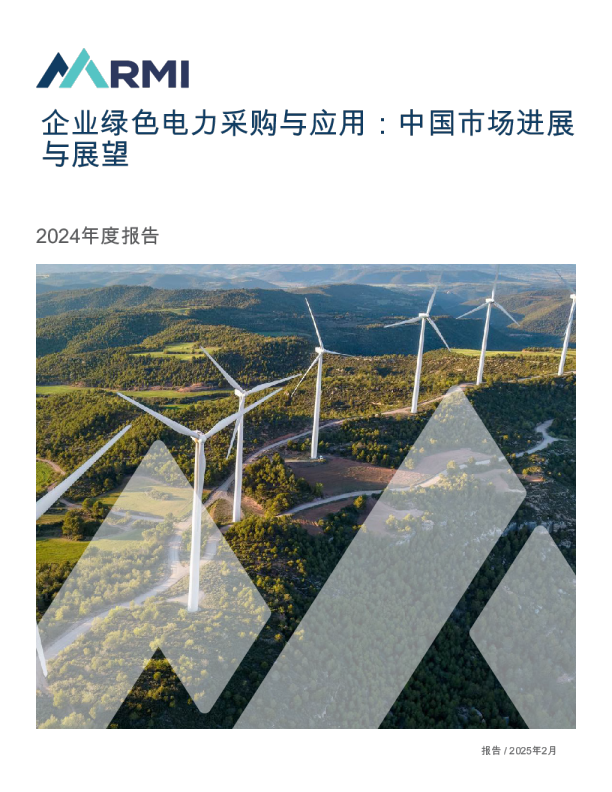 企业绿色电力采购与应用：中国市场进展与展望