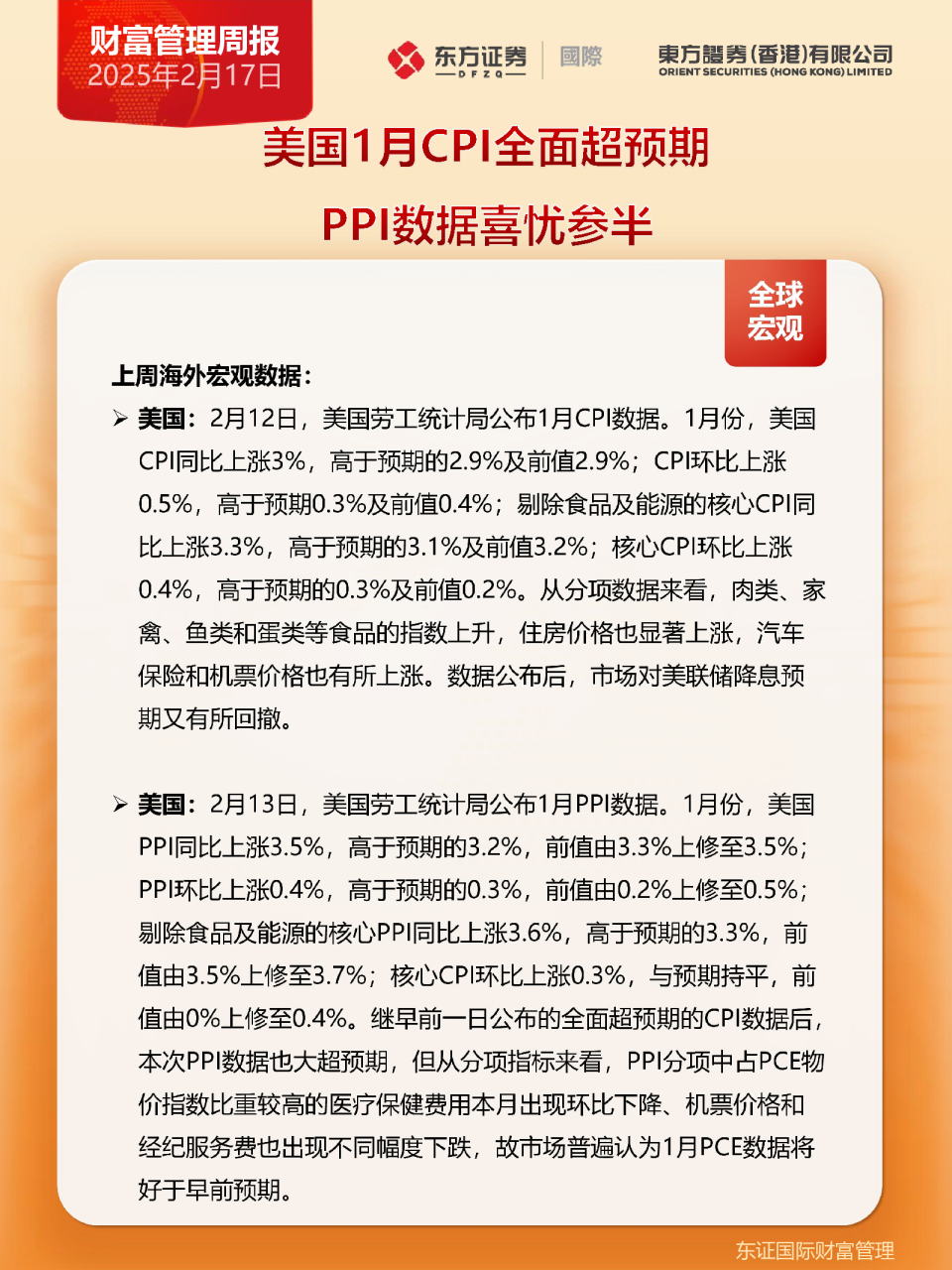 财富管理周报