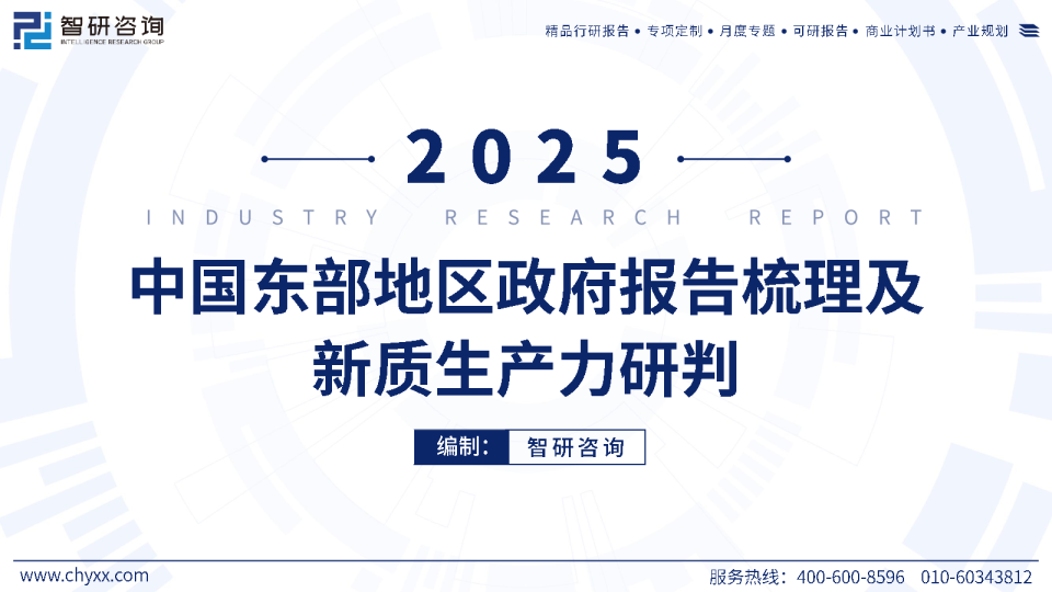 2025年中国东部地区政府工作报告梳理及新质生产力研判