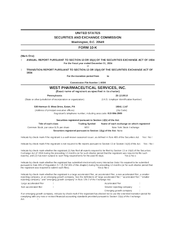 西氏医药服务 2024年度报告