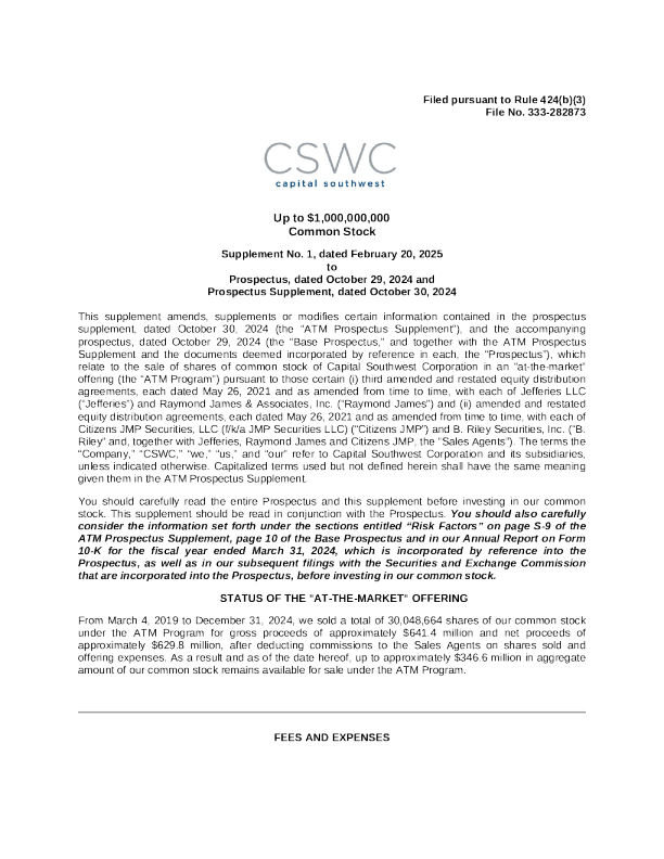 西南资本美股招股说明书(2025-02-20版)