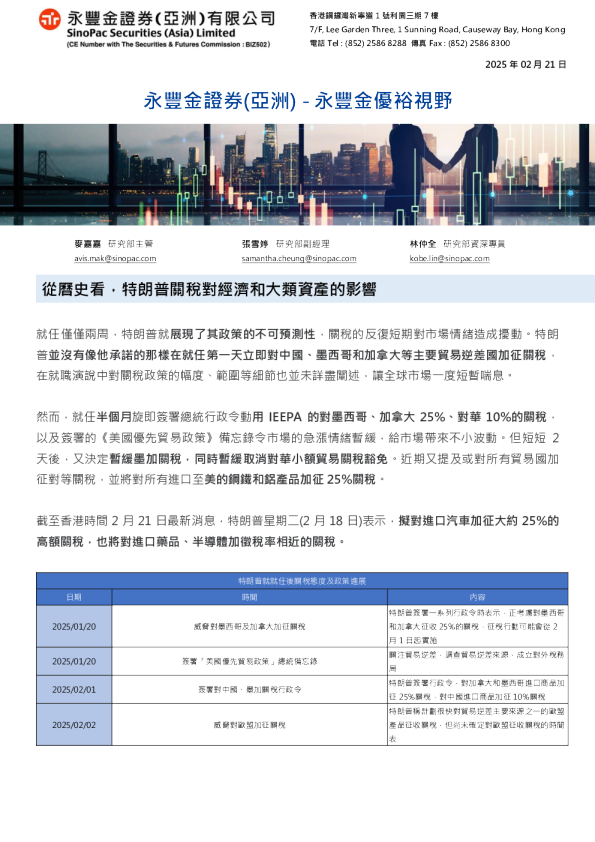 永丰金优裕视野