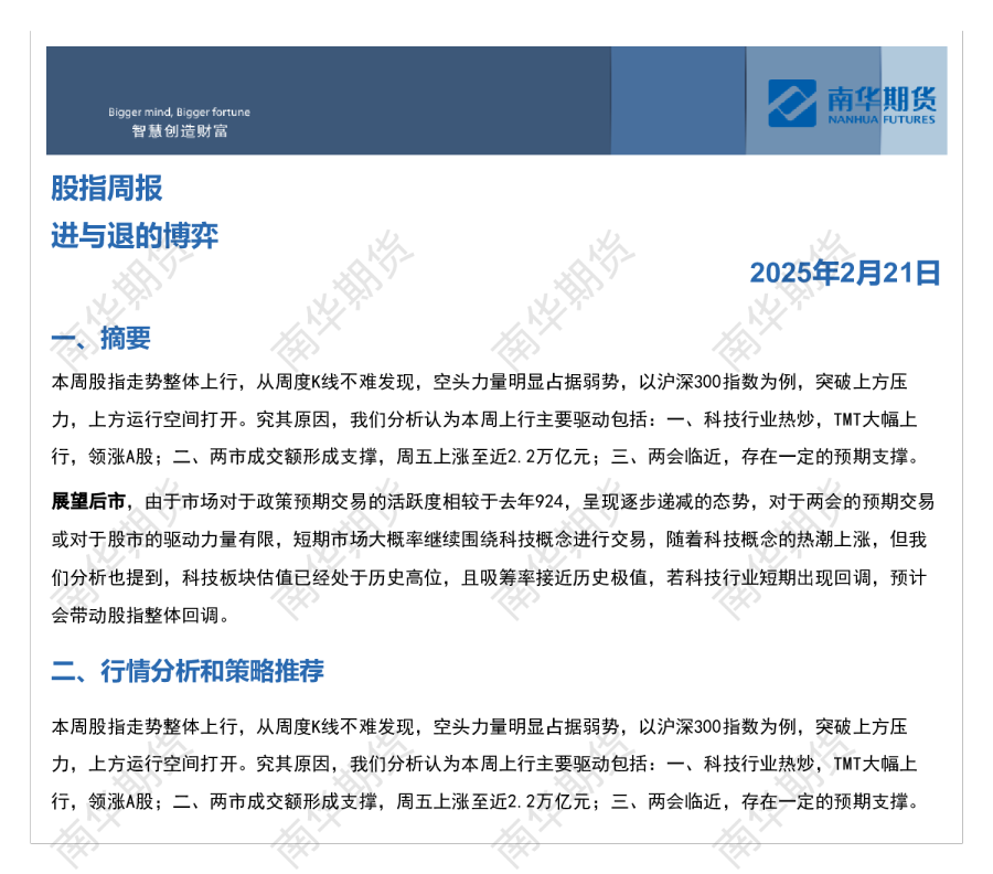股指周报0221