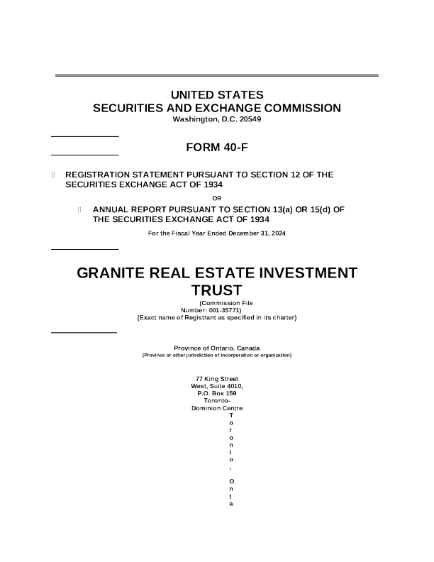 花岗岩房地产投资基金关联单位1个基金单位+1股2024年度报告