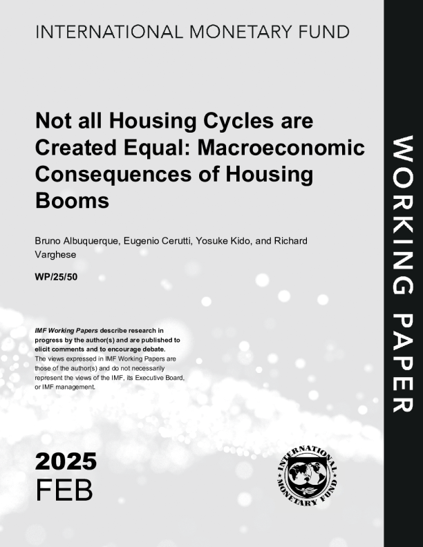 不一定所有的房地产市场周期都是相同的:房地产市场繁荣的宏观经济影响