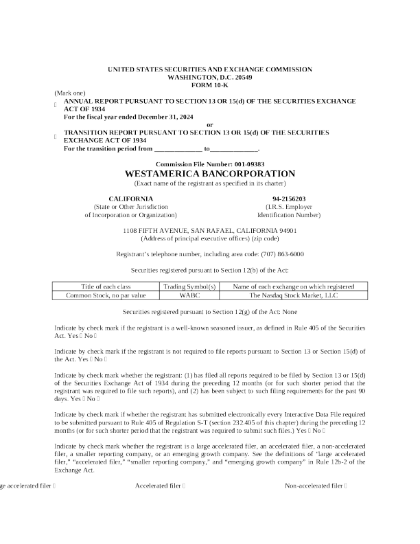 西美银行 2024年度报告